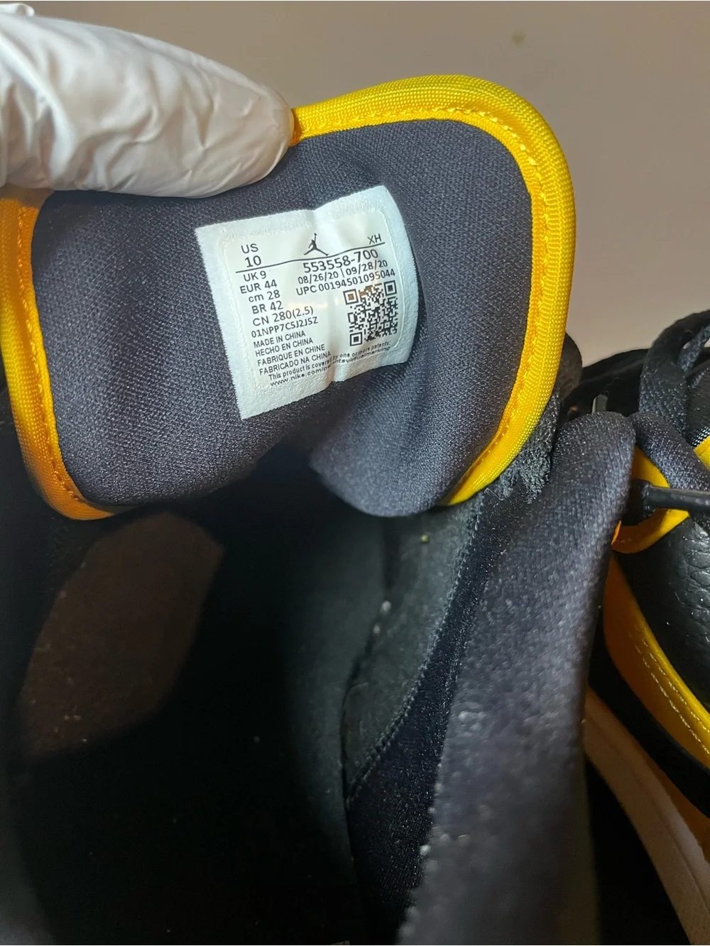 2020 Air Jordan 1 Low University Gold